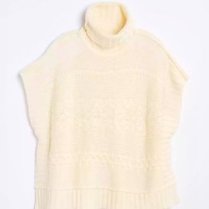 LOFT Cowl Neck Poncho